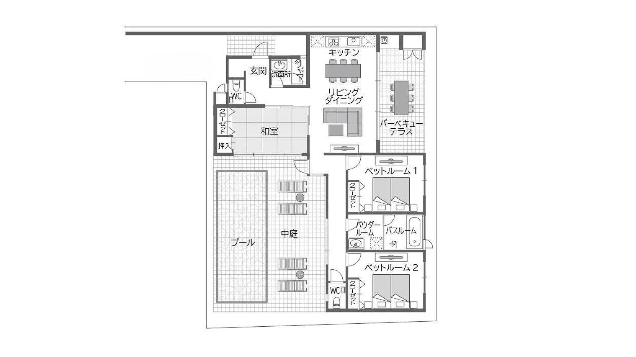 Ahman Suite Villa Sumuide Nago Kültér fotó